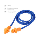 10 Pairs of Soft Silicone Corded Ear Plugs