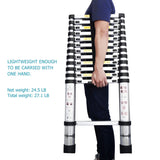 12.5Ft Aluminum Telescoping Ladder